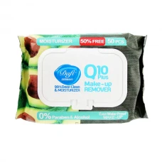 دستمال مرطوب آرایشی دافی|Daffi Q10 Fruity Makeup Wet Wipes