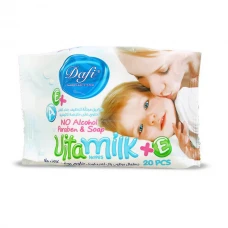دستمال مرطوب کودک ویتامیلک دافی|Dafi Vitamilk Baby Wet Wipes