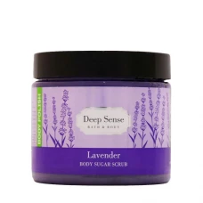 ژل اسکراب شکری بدن لوندر دیپ سنس|Deep Sense Lavender Body Sugar Scrub 400 ml