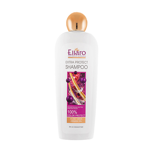 شامپو موهای خشک و رنگ شده اکسترا پروتکت الارو|Ellaro Extra Protect Shampoo