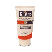 ضد آفتاب کرم پودری انواع پوست SPF 25 الارو|Ellaro foundation sunscreen spf25