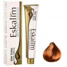 بلوند برنز طلایی مسی روشن 8.43 اسکالیم|Eskalim Hair Color Cream No 8.43 Light Bronze Blonde