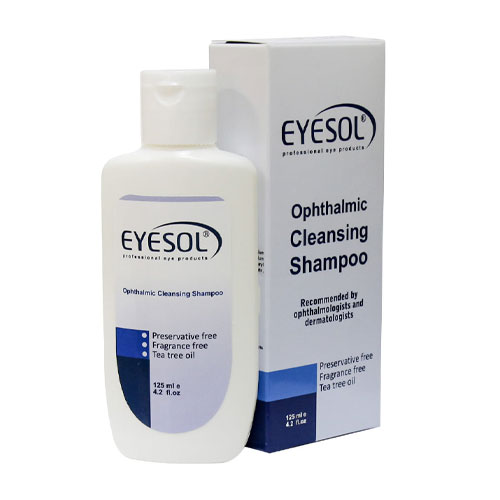 شامپو شستشوی پلک و مژه 125میل آیسول|Eyesol Ophtalmic Cleaning Shampoo