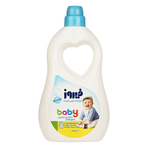 مایع لباسشویی آبی فیروز|Firooz Blue Baby Liquid Laundry Detergent 