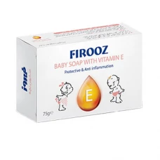 صابون بچه ویتامین E فیروز|Firooz Baby Soap With Vitamin E ۷۵ g