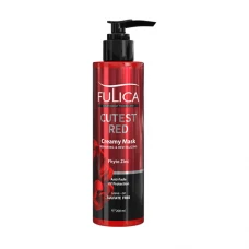 کرم تقویت و ترمیم کننده و مغذی موهای قرمز فولیکا|Fulica Flashy Red Creamy Mask
