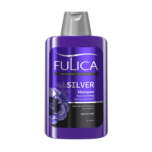 شامپو بدون سولفات ضد زردی مو مدل سیلور فولیکا |Fulica sulfate free Silver Tone Correcting Shampoo