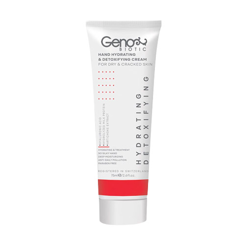 کرم دست مرطوب کننده پوست خشک ژنوبایوتیک|Geno Biotic Hydrating Detoxifing Hand Cream