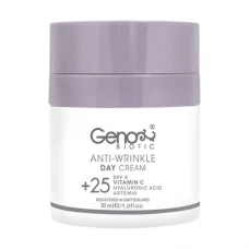کرم روز ضد چروک مخصوص سنین بالای 25 سال ژنوبایوتیک|GenoBiotic Anti Wrinkle Day Cream