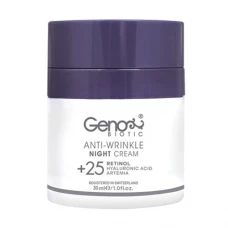 کرم شب ضد چروک مخصوص سنین بالای 25 سال ژنوبایوتیک|GenoBiotic Anti Wrinkle Night Cream