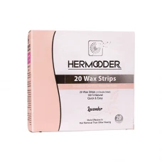 نوار موبر صورت مدل لوندر هرمودر|Hermooder Lavender Wax Strips