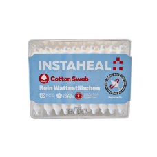 گوش پاک‌کن 60 عددی مناسب کودکان اینستاهیل|instaheal cotton swab rein wattestabchen 60pcs