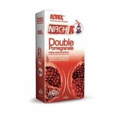 کاندوم مدل انار دابل ناچ کدکس 12 عددی|Kodex Nach Double Pomegranate Condom 12 Pcs