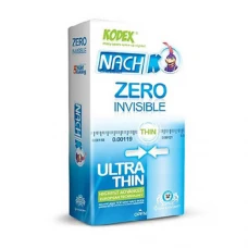 کاندوم نامرئی مدل زیرو ناچ کدکس 12عددی|Kodex Nach Zero Invisible Ultra Thin Condom 12 Pcs