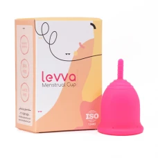 کاپ قاعدگی لیوا فارما سایز یک صورتی |Levva Pharma Menstrual Cup Size 1 Pink