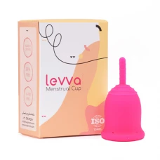 کاپ قاعدگی لیوا فارما سایز دو صورتی|Levva Pharma Menstrual Cup Size 2 pink