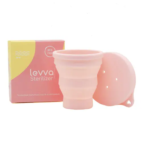 استریلایزر کاپ قاعدگی منفذ دار لیوا فارما|levva pharma sterilizer menstrual