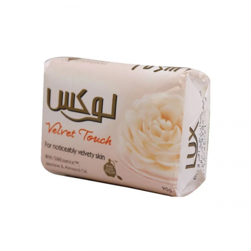 صابون ولوت عصاره یاس و بادام لوکس 90گرم|Lux Velvet Touch Extract Jasmine & Almond Oil Soap 90g