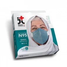 ماسک N95 فیلتردار بدون دریچه بازدمی 8 لایه جانان طب