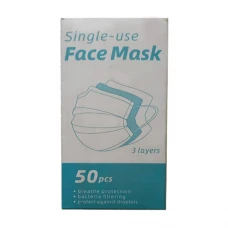ماسک سه لایه پرستاری face mask 50 عددی single use 