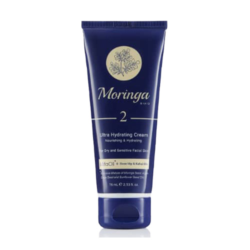 کرم آبرسان دست و صورت مورینگا امو مدل 2 مخصوص پوست های خشک و حساس|Moringa Emo 1 Ultra Hydrating Cream For Dry and Sensitive Skin