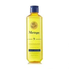 شامپو حجم دهنده و انرژی بخش مدل 9 مخصوص پوست سر خشک و حساس 400 میل مورینگا امو |Moringa Emo 9 Volumizing & Energizing Shampoo For Dry and Sensitive Hair 400ml