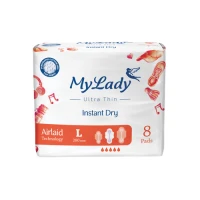 نوار بهداشتی الترا همیشه خشک سایز بزرگ مای لیدی|My Lady Ultra Instant Dry  Large