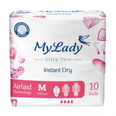 نوار بهداشتی الترا همیشه خشک سایز متوسط مای لیدی|My Lady Ultra Instant Dry Meduim 