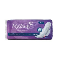 نوار بهداشتی بالدار Classic purple سایز بزرگ مای لیدی|May Laydy Classic purple Large Sanitary Pad 