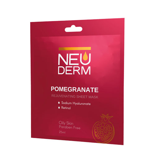 ماسک صورت انار نئودرم|Neuderm Pomegranate Sheet Mask