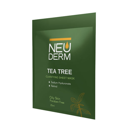 ماسک صورت درخت چای نئودرم|Neuderm Tea Tree Sheet Mask