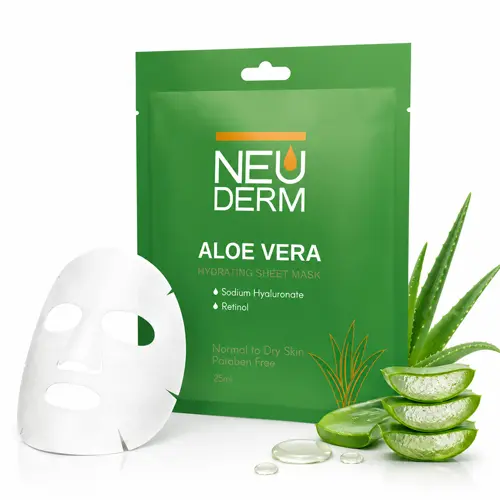 ماسک صورت ورقه ای آلوئه‌ورا نئودرم|Neuderm Aloe Vera Sheet Mask