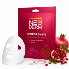 ماسک صورت ورقه ای انار نئودرم|Neuderm Pomegranate Sheet Mask