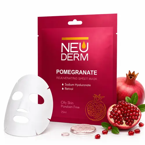 ماسک صورت ورقه ای انار نئودرم|Neuderm Pomegranate Sheet Mask