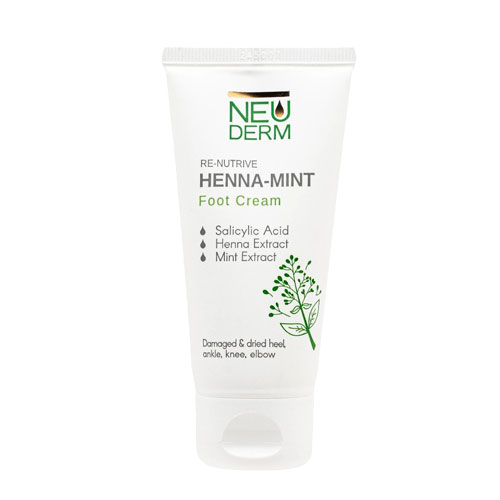 کرم پا رینوتریو حنا و نعناع نئودرم|Neuderm ReNutritive Henna Mint Foot Cream