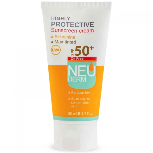 ضد آفتاب فاقد چربی هایلی پروتکتیو نئودرم|Neuderm Highly Protective Sunscreen Cream