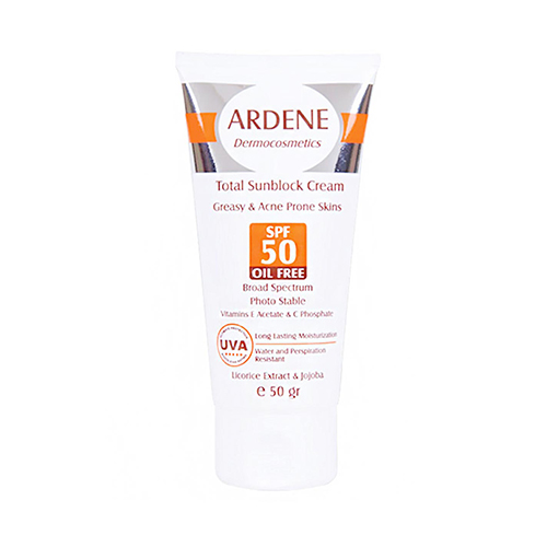 کرم ضد آفتاب بدون چربی spf 50 آردن|Ardene Total Sunblock Cream Oil Free Spf50