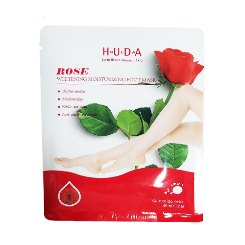 ماسک پا مرطوب کننده و روشن کننده رز هدا نیو |Huda New Rose Whitening Moisturizing Foot Mask