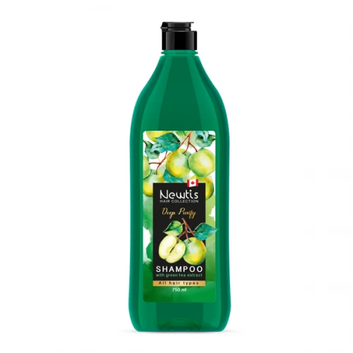 شامپو سیب سبز دیپ پیوریفای نیوتیس 750 میل|Newtis deep purity shampoo apple green 750 ml