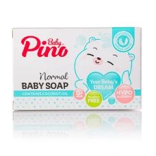 صابون نرمال نوزاد و کودک 100 گرمی پینو بیبی|Pino Baby Normal Baby Soap Contains Coconut Oil