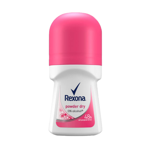 مام رول زنانه مدل Powder Dry رکسونا|Rexona Powder Dry Roll On Deodorant For Woman