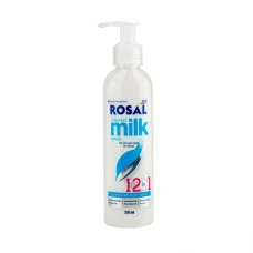 شیر ویتامین مو 12در1 مغذی و آبرسان 200میل رزال | Rosal HAIR Milk 12 In 1 For All Hair Type 200 ml