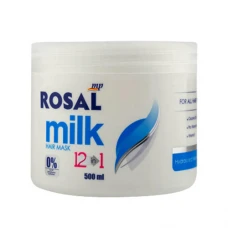 ماسک مو شیر 12 در1 مغذی و آبرسان بدون سولفات 500 میل رزال|Rosal HAIR Milk Mask 12 In 1 For All Hair Type 