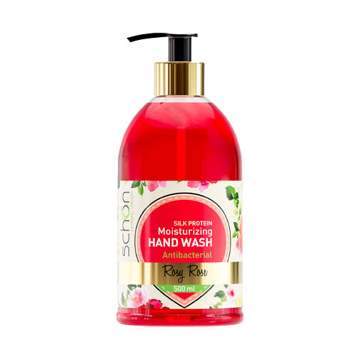 مایع دستشویی ROSY ROSE شون|Schon Rosy Rose Silk Protein Moisturizing Hand Wash