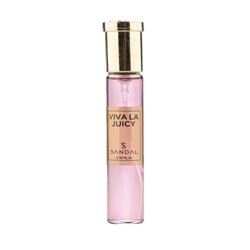 عطر جیبی زنانه مدل Vivala Juicy 25 میل صندل| Sandal Eau De Parfum Vivala Juic For Women 25ml