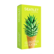 کاندوم خاردار اسکارلت 12عددی|SCARLET CONDOMS DOTTED EXTRA