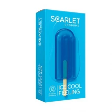 کاندوم خنک یخی اسکارلت 12 عددی|Scarlet ICE COOL FEELING Condom 12Pcs