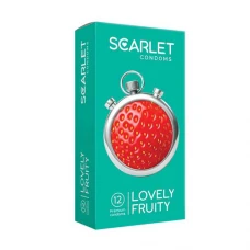 کاندوم میوه ای تاخیری اسکارلت 12 عددی|Scarlet Lovely Fruity Condom 12Pcs