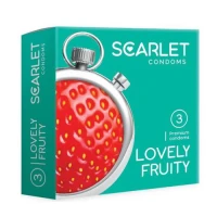 کاندوم میوه ای تاخیری اسکارلت 3 عددی|Scarlet Lovely Fruity Condom 3Pcs