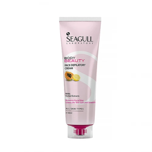 کرم موبر صورت مناسب انواع پوست سی گل 50 میل|Seagull Face Hair Removal Cream 50ml